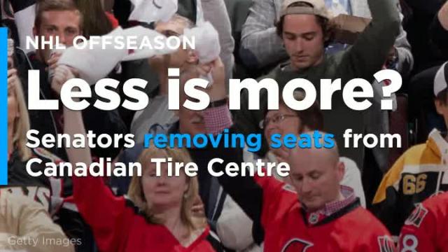 Senators reduce capacity at Canadian Tire Centre by 1,500