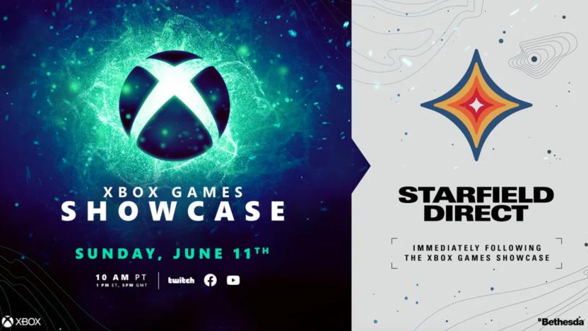A logo advertising an upcoming Xbox Games Showcase.