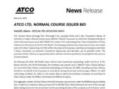 ATCO LTD. NORMAL COURSE ISSUER BID