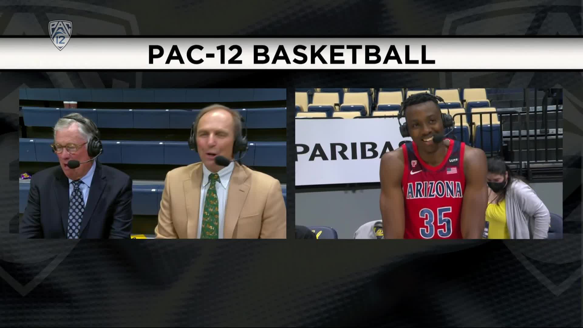 I just had to be smart': Christian Koloko on stepping up for No. 3 Arizona  in win at Cal