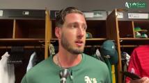 Spence discusses his one-hit outing vs. Rays after A's shutout win