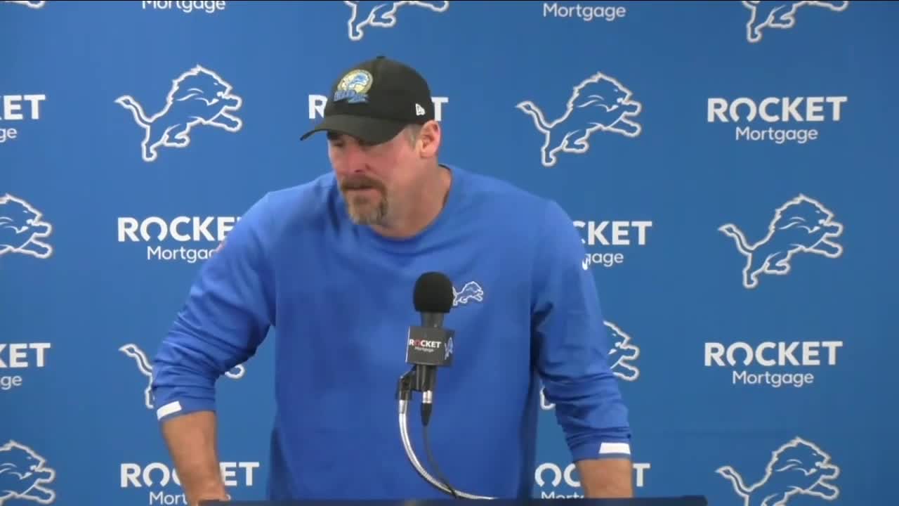 Campbell: Lions will learn from loss, be ready for Bears - CBS Detroit