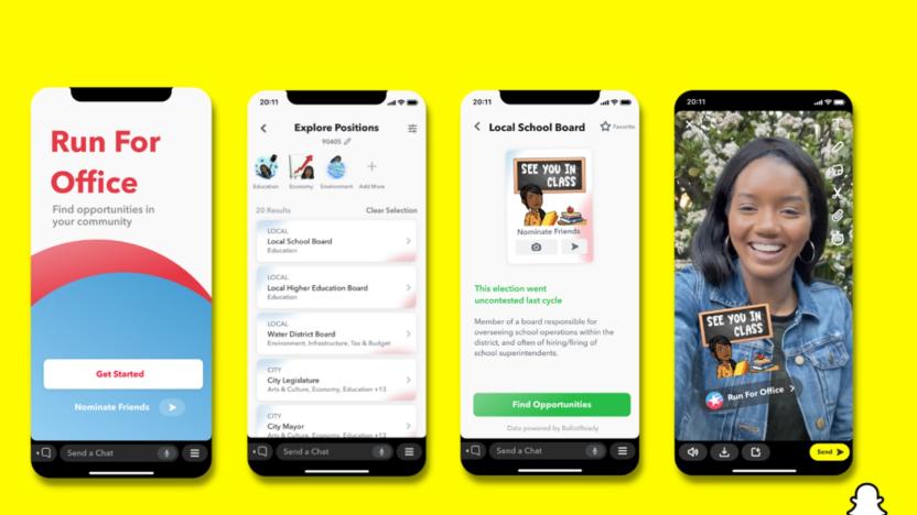 Snapchat Run for Office