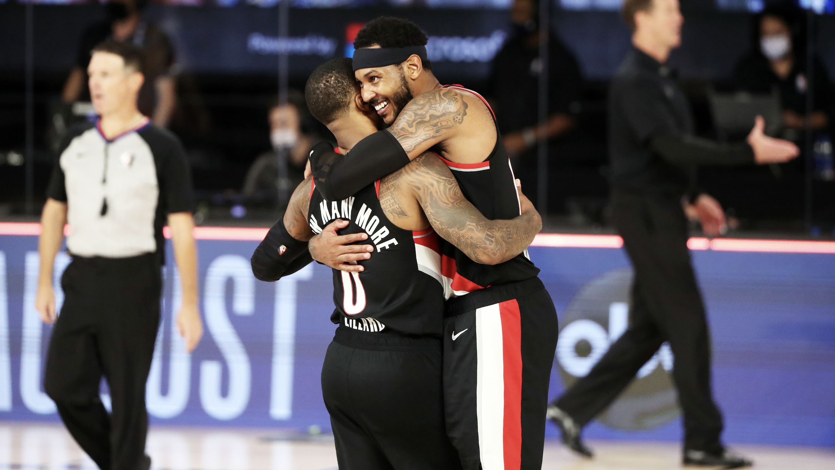 Carmelo Anthony says Damian Lillard is 'the top guy I've played with'