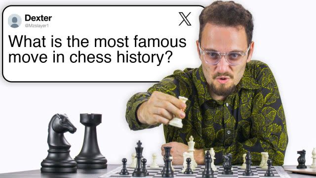 Yet another smothered mate by legendary American chess player Paul