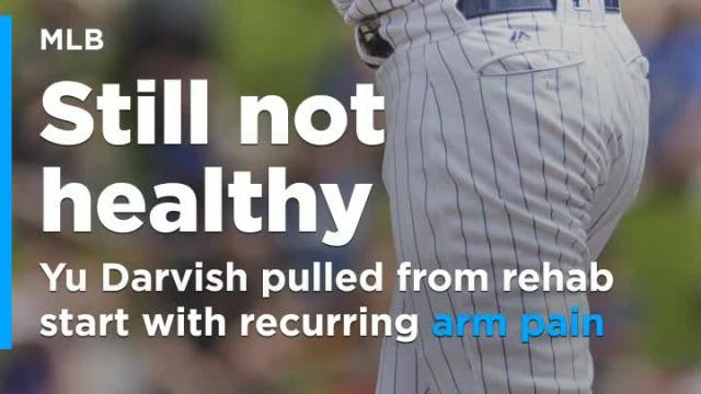 Yu Darvish experienced arm pain after just 1 inning of a rehab start