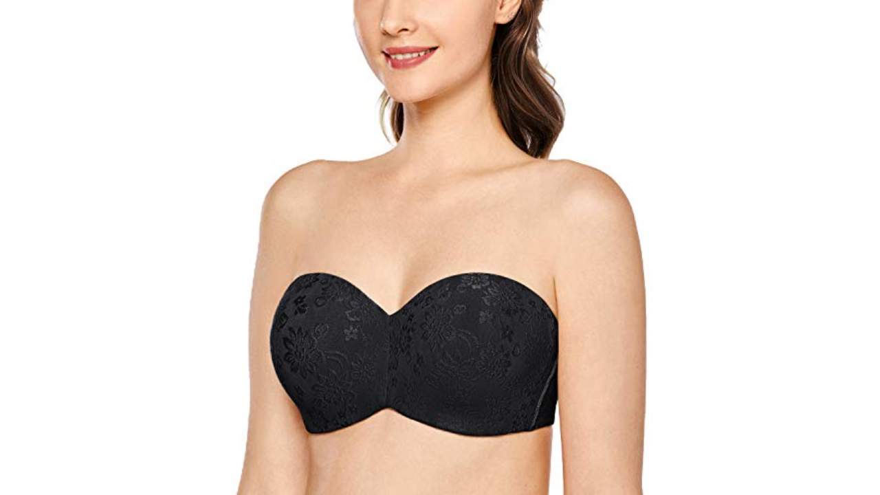 Strapless underwear women's non-slip gathered small chest shows big tube  top top thin bottom thick seamless bra without steel ring invisible bra