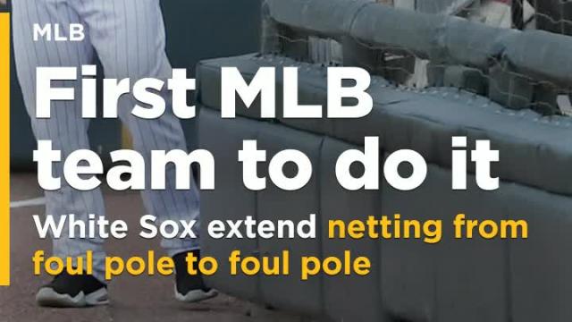 White Sox officially become first MLB team to extend netting from foul pole to foul pole
