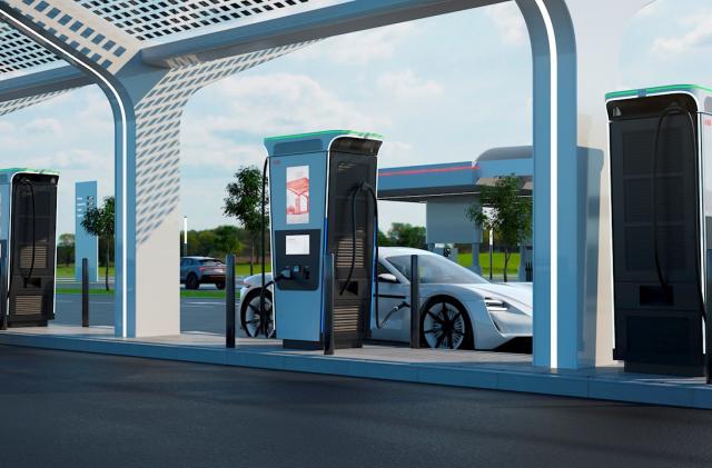 ABB claims its Terra 360 is the "world's fastest electric car charger"