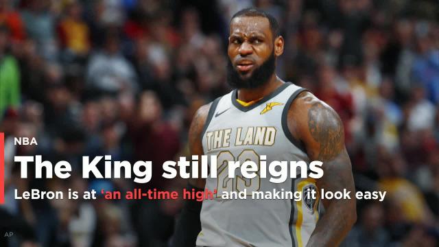 LeBron James is playing at 'an all-time high' and making it look easy - again, still, always