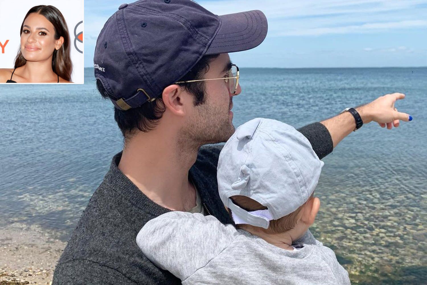 Lea Michele Shares Photo Of Glee Costar Darren Criss Holding Her Son Ever For The First Time