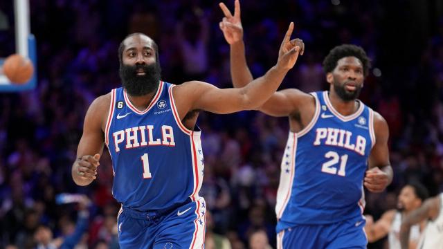 James Harden ejected, Joel Embiid gets flagrant 1 in Sixers' win - ESPN