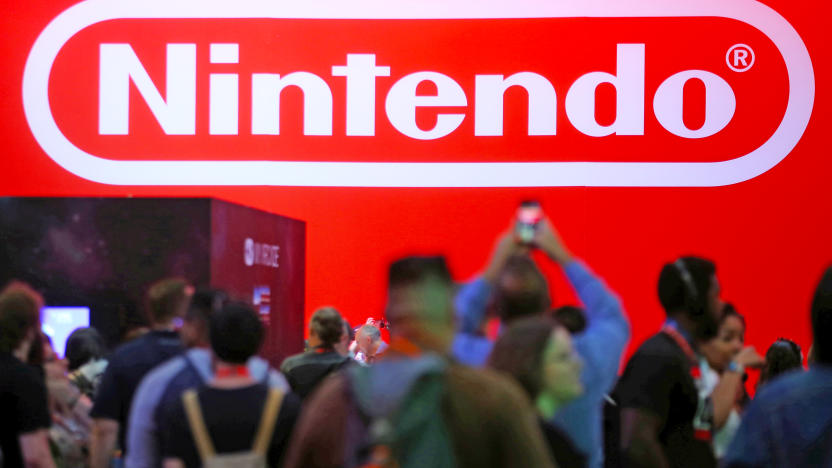 The Nintendo booth is shown at the E3 2017 Electronic Entertainment Expo in Los Angeles, California, U.S. June 13, 2017.  