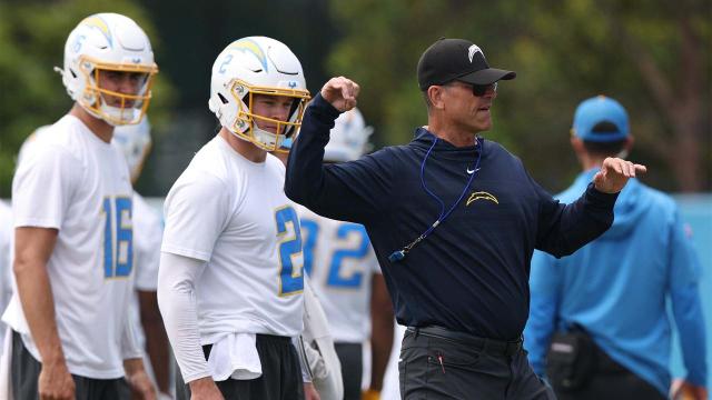 Harbaugh 'brings a different presence' to Chargers