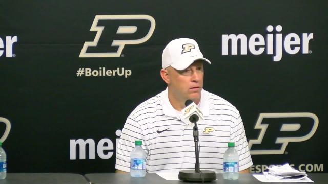 VIDEO:  Purdue 28, Florida Atlantic 26 - Jeff Brohm reaction