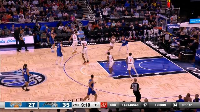 Moritz Wagner with a dunk vs the New York Knicks