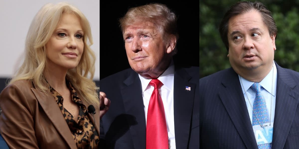 Trump Issues Bizarre Statement Attacking Both George And Kellyanne Conway