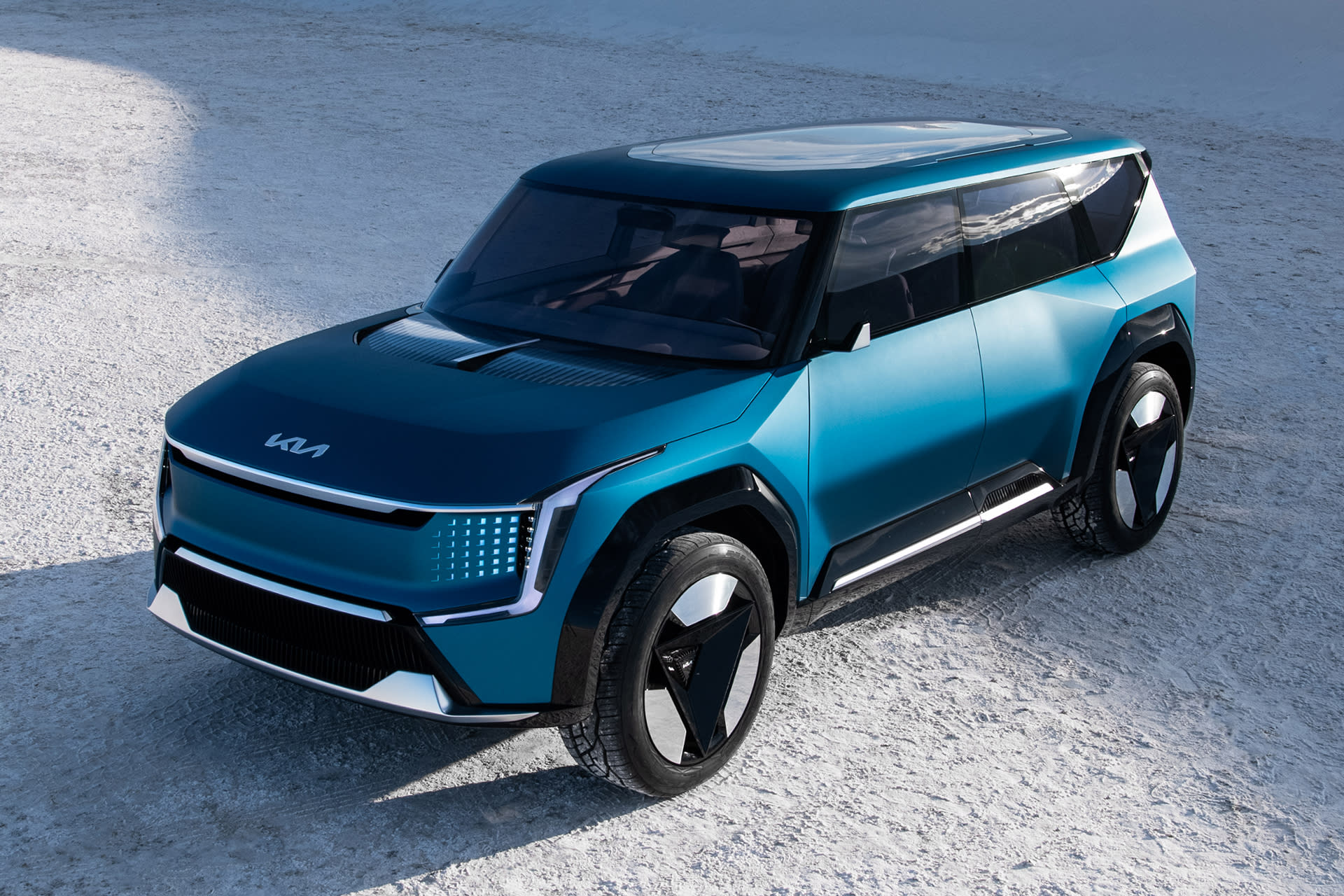 Kia's electric SUV concept includes a sprawling 27inch display Engadget