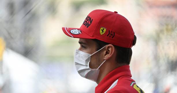 F1 Gp De Monaco Charles Leclerc Apres Avoir Renonce Au Depart Du Gp De Monaco Un Probleme Sur L Arriere Gauche De La Voiture