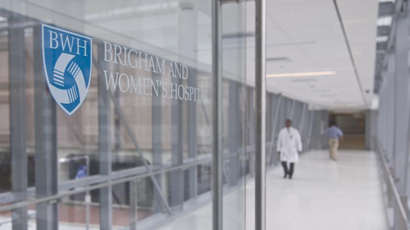 Brigham and Women's Hospital new Carl J. and Ruth Shapiro Cardiovascular Center is open and alive with staff, patients and family on a bustling Tuesday afternoon in August.