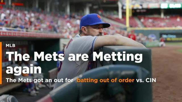 The Mets batted out of order on Wednesday, because of course they did