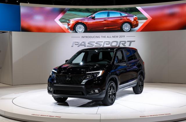 111th Annual Chicago Auto Show opens its doors for the media preview at McCormick Place in Chicago, Illinois, USA on February 7, 2019. A Honda Passport AWD Sport is on display at the Chicago Auto Show. The Show will be open for public February 9 to 18, after 2 days media previews. (Photo by Bilgin Sasmaz/NurPhoto via Getty Images)