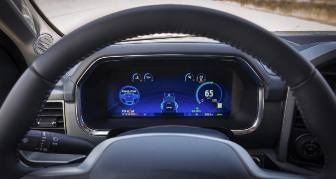 Ford will begin offering its new BlueCruise hands-free highway driving system to customers later this year after 500,000 miles of development testing and fine-tuning the technology on a journey across the United States and Canada. F_150 pictured.
