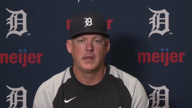 Why Detroit Tigers' AJ Hinch was 'very proud' of Derek Hill's play before injury