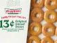 KRISPY KREME® Fans are in Luck this Friday the 13th: 13-cent Original Glazed® Dozen!