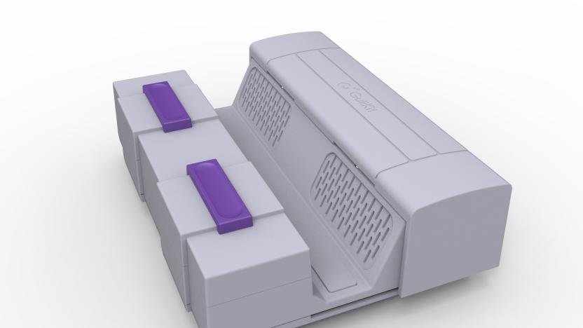 GuliKit's SNES-style docking station for Steam Deck, SNES and similar devices.