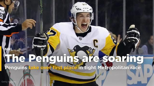 Penguins take over first place in tight Metropolitan race