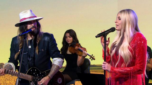 Billy Ray Cyrus and FIREROSE perform 'Plans'