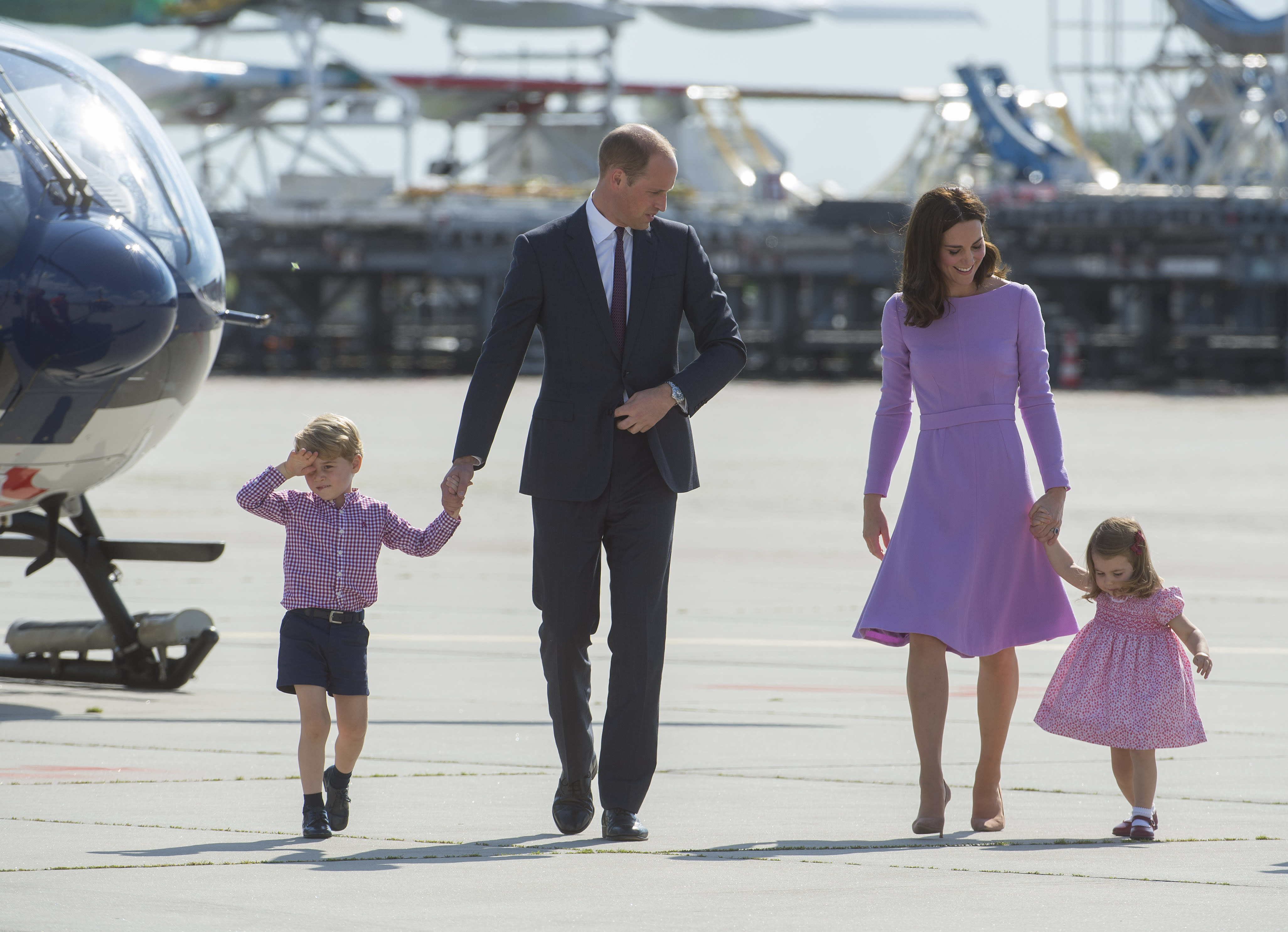 Why George is with William and Charlotte with Kate