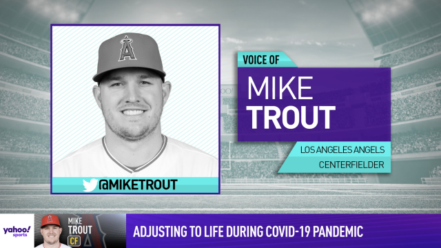 Coronavirus: Angels star Mike Trout is stuck at home too - Los