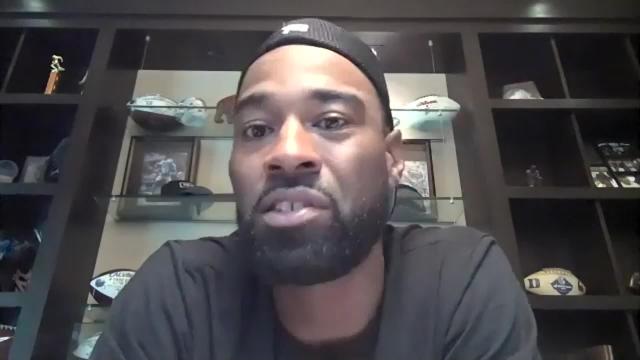 Calvin Johnson on whether he'll mention Detroit Lions in HOF speech, talk to Rod Wood