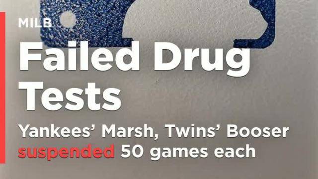 Yankees' Marsh, Twins' Booser suspended 50 games each
