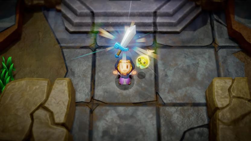 Zelda finds a sword in The Legend of Zelda: Echoes of Wisdom