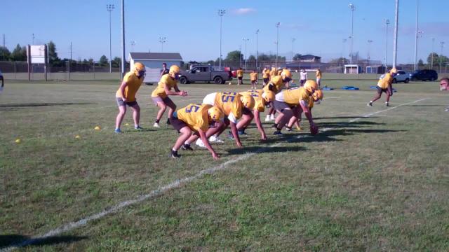 Video: Football practice at Jefferson