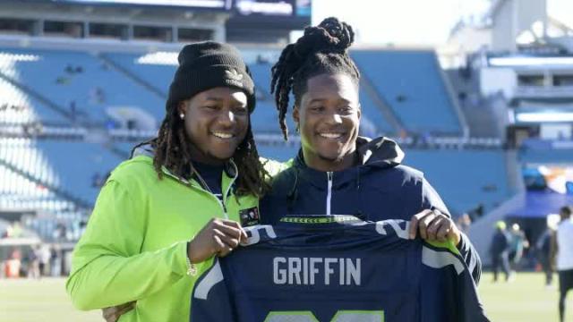 Shaquem Griffin on possibly pairing up with his brother in Seattle