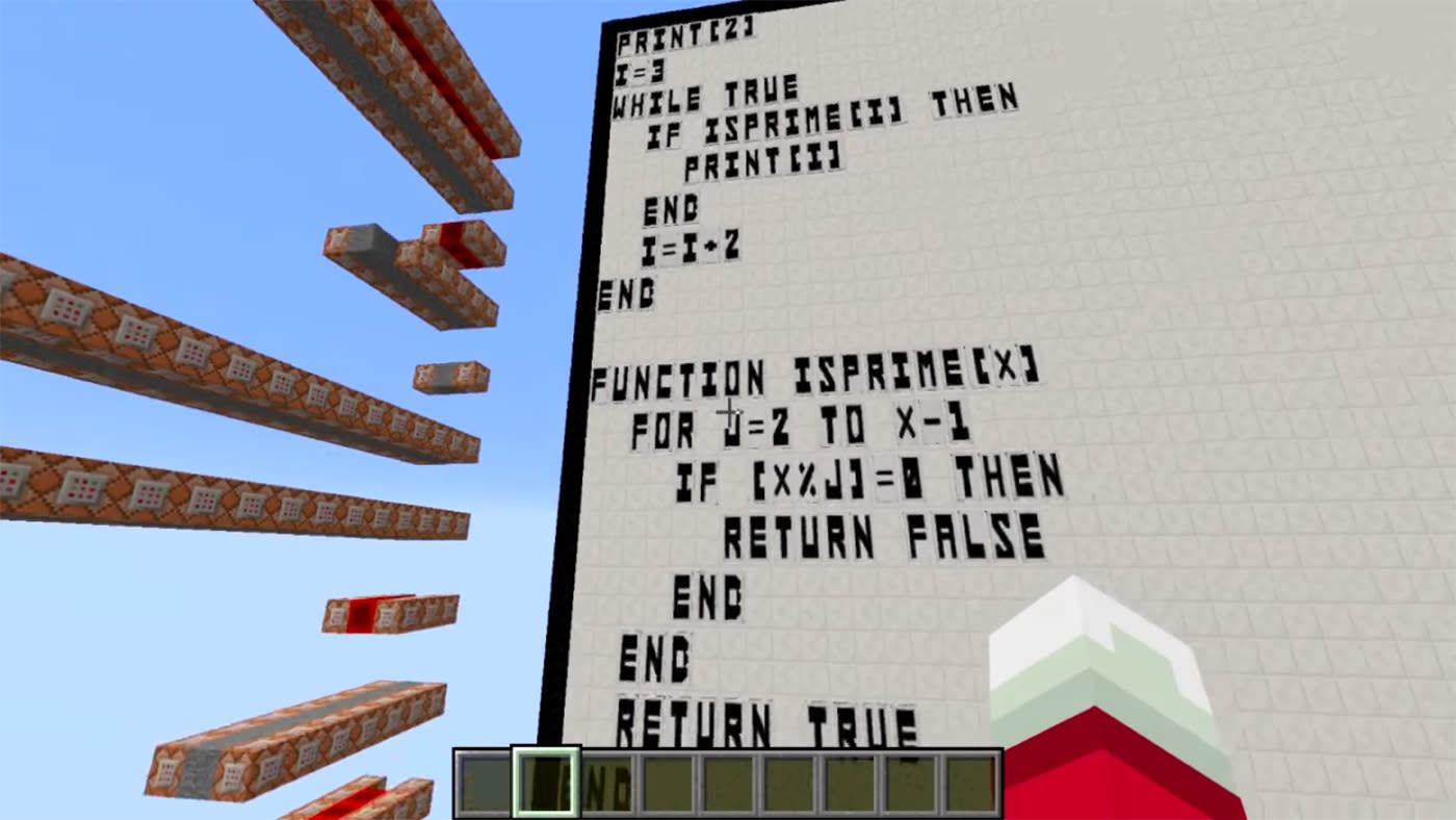 Minecraftでbasicインタプリタを実装 Mod不使用でコマンドブロック手書き Engadget 日本版