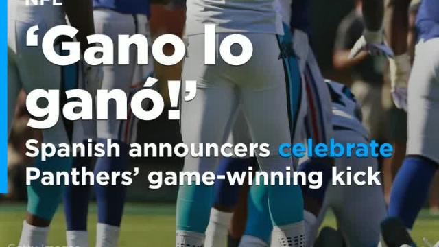 'Gano lo ganó!': Spanish-language announcers go crazy as Graham Gano hits game-winning FG