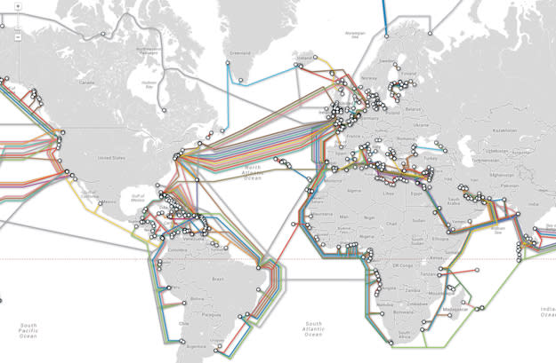 Internet Cable Map 