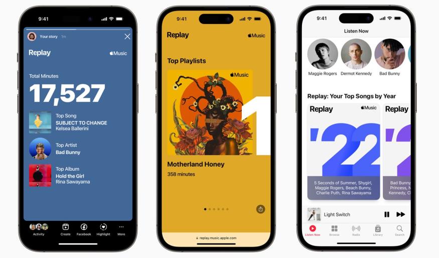 Apple Music Replay gets a muchneeded redesign for 2022 Engadget