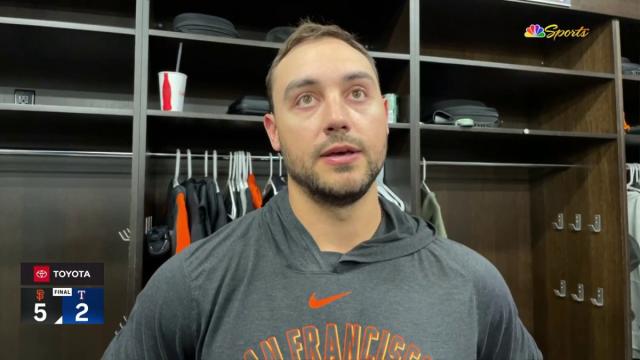 Conforto explains plate approach after key homer in Giants' win over Rangers