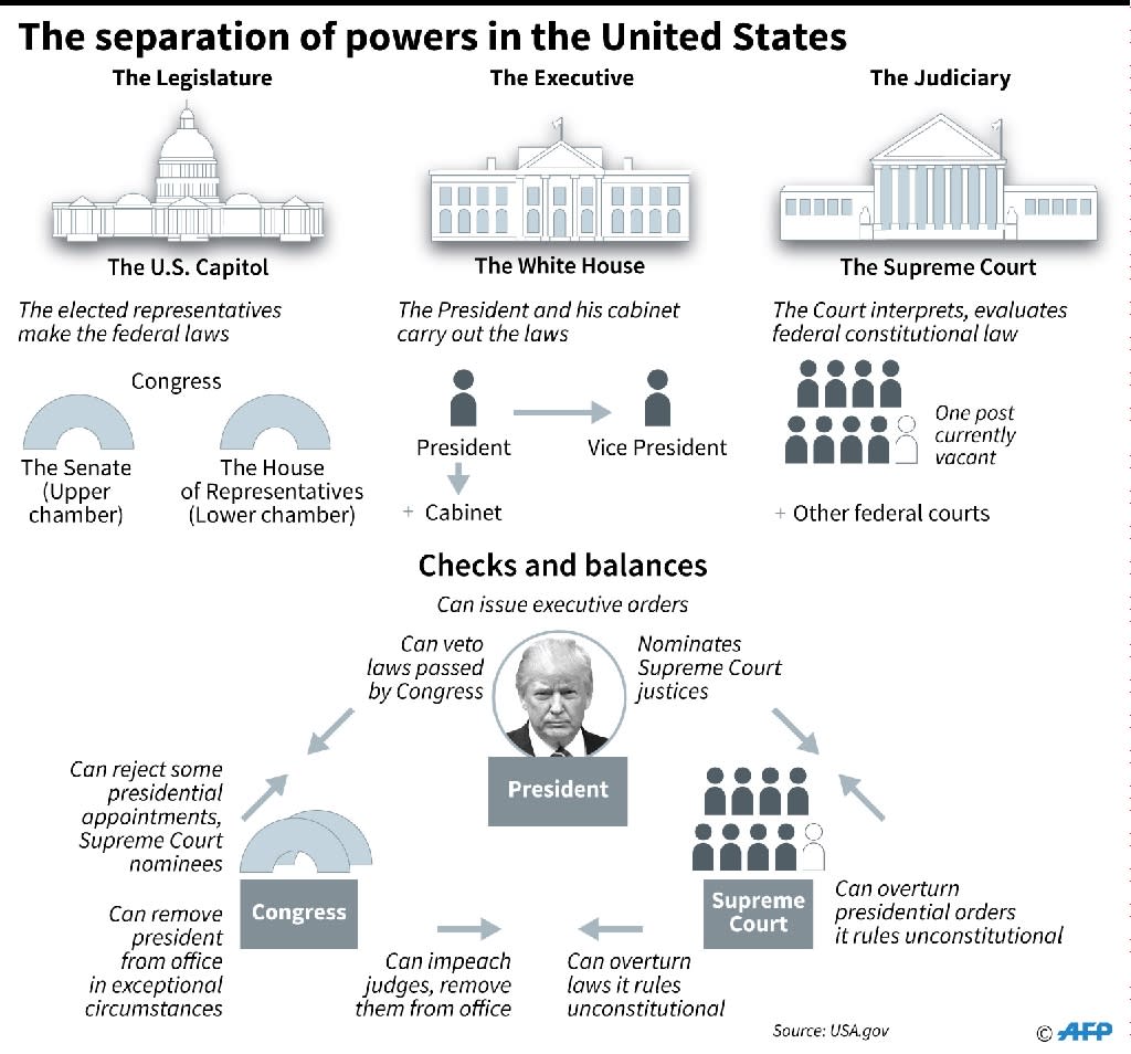 Checks and balances in spotlight in era of Trump