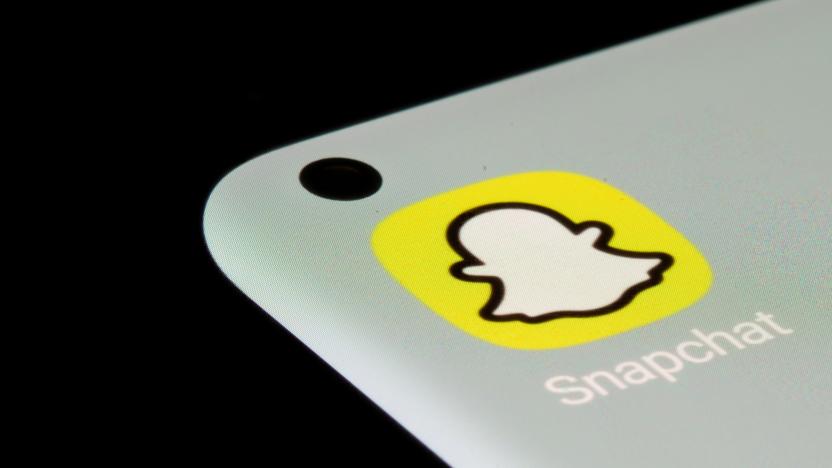 Snapchat app is seen on a smartphone in this illustration taken, July 13, 2021. REUTERS/Dado Ruvic/Illustration