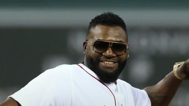 David Ortiz tosses first pitch at Fenway Park in first appearance since getting shot