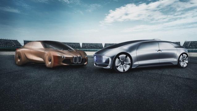 BMW Mercedes self-driving cars
