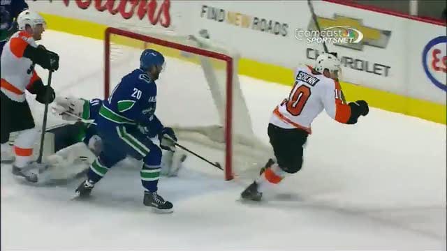 Brayden Schenn ties it with 46.8 seconds left