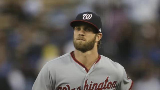 Bryce Harper temporarily saved Nationals day with 98.2 mph throw